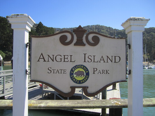 Angel Island sign