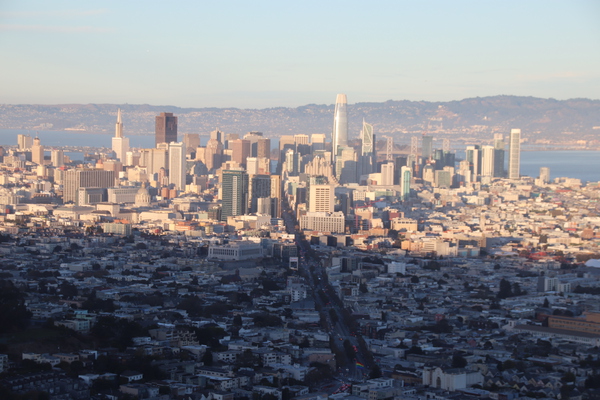 Downtown San Francisco from Twin Peaks